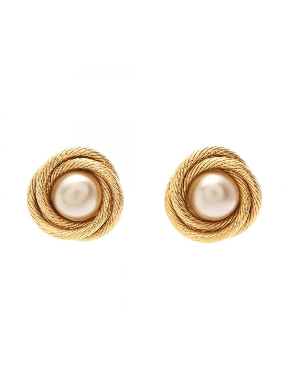 Chanel Pearl Clip-On Earrings #319504C78B